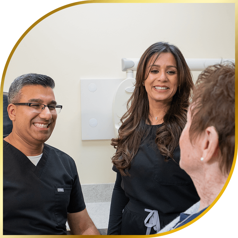 Doctors consulting with Patient