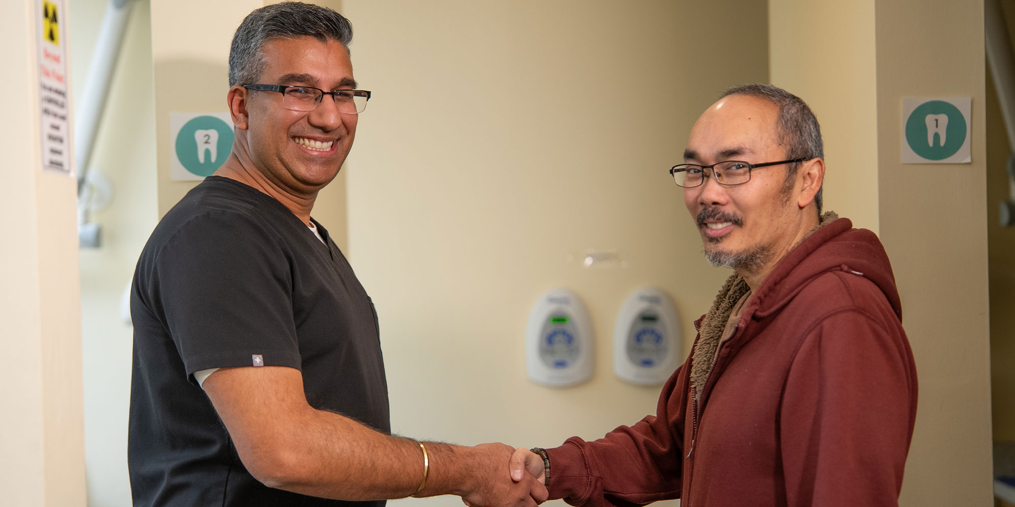 Doctor shaking Patients hand
